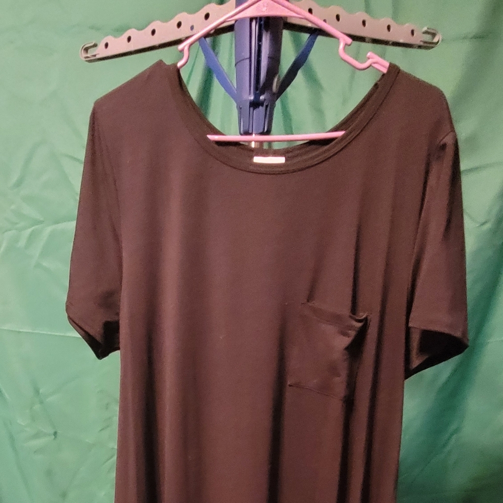 LuLaRoe Black Carly High Low Dress